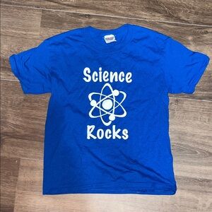 Gildan Blue Science Rocks Kids T-Shirt